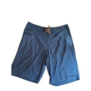 Patagonia Board Shorts Swim Trunks Quick Dry Lightweight Blue Size 34